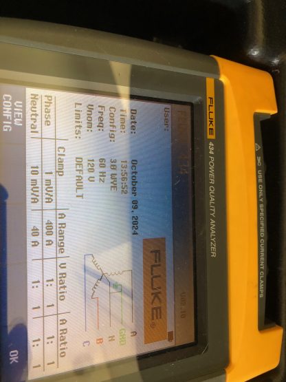 Fluke 434 Three Phase Power Quality Analyzer-Remanufactured - Image 2