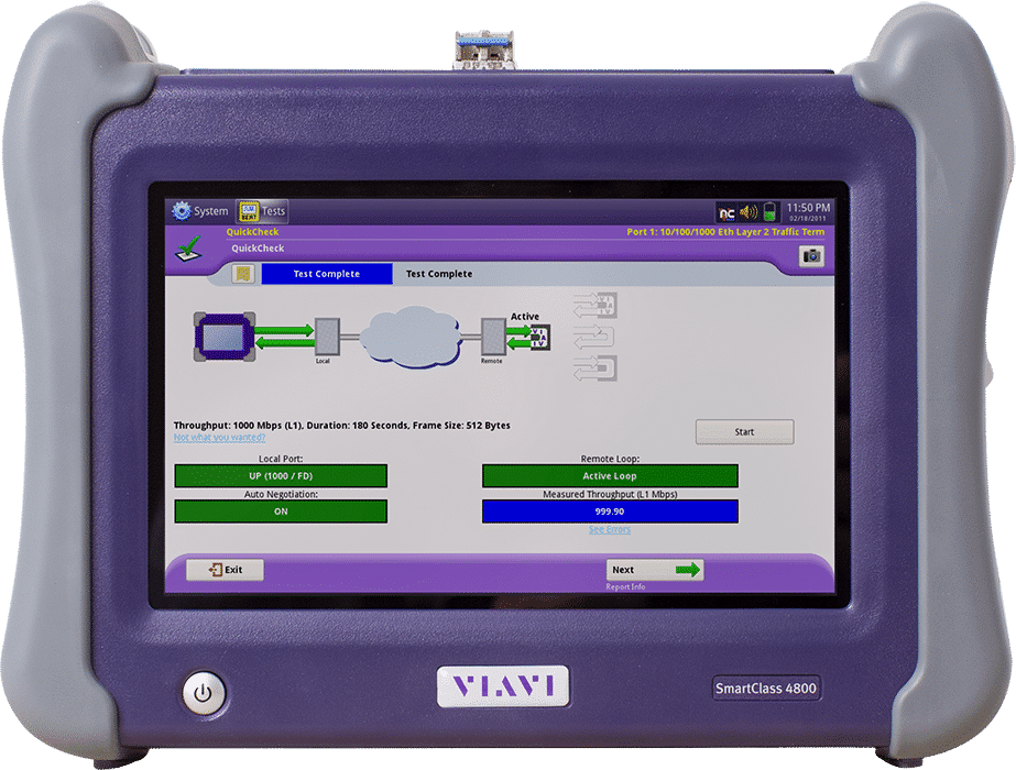 Viavi SC4800-GIGE Network Tester Repair